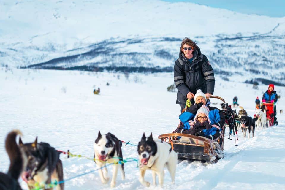 Husky Sledding