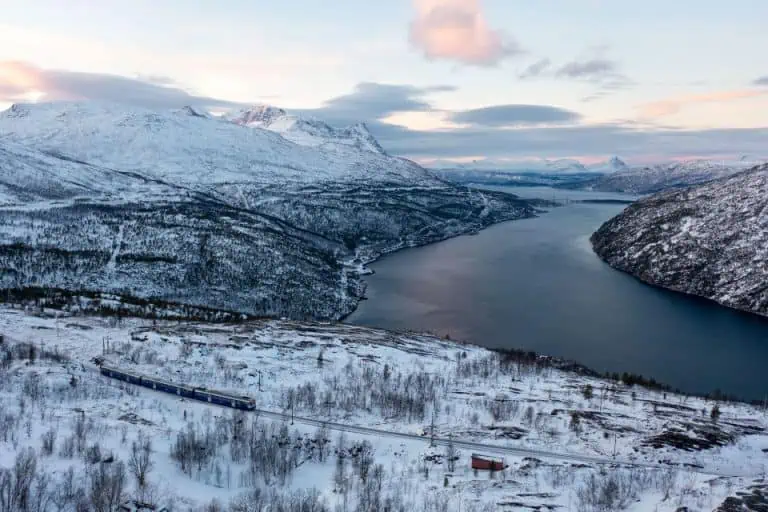 Arctic Train Ride on Ofoten Railway