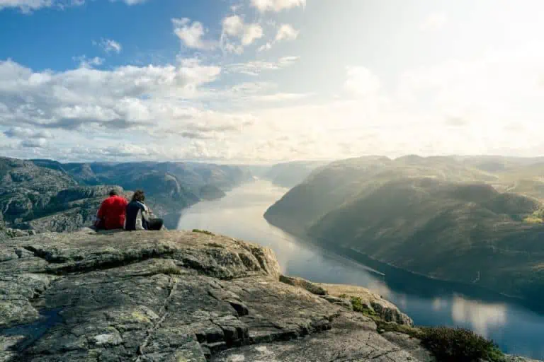 Pulpit Rock climb Stavanger Norway