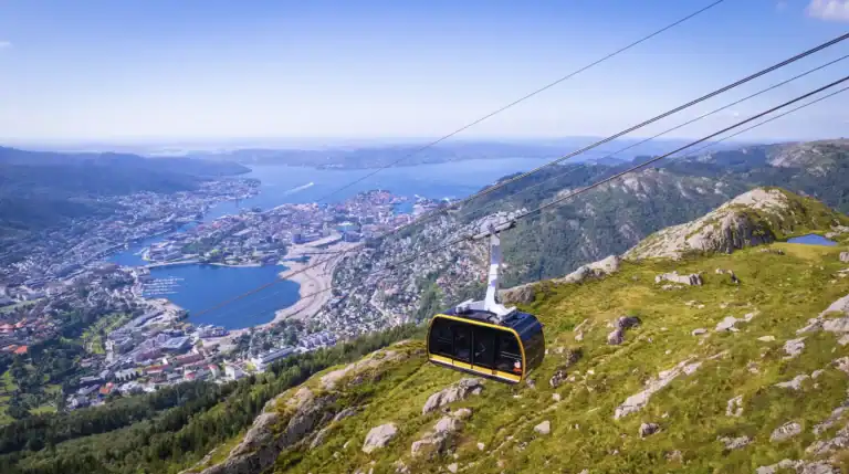 רכבל אולריקן בברגן - Ulriken643 (Ulriken Cable car)